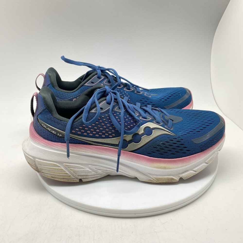 Saucony Sneakers Womens 9.5‎ Guide 17 S10936-106 Blue Running Athletic Shoes